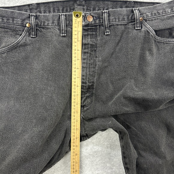 Vintage‎ Wrangler Jeans Mens 44x30 Black Denim Pants Cowboy Western American USA - Picture 11 of 14